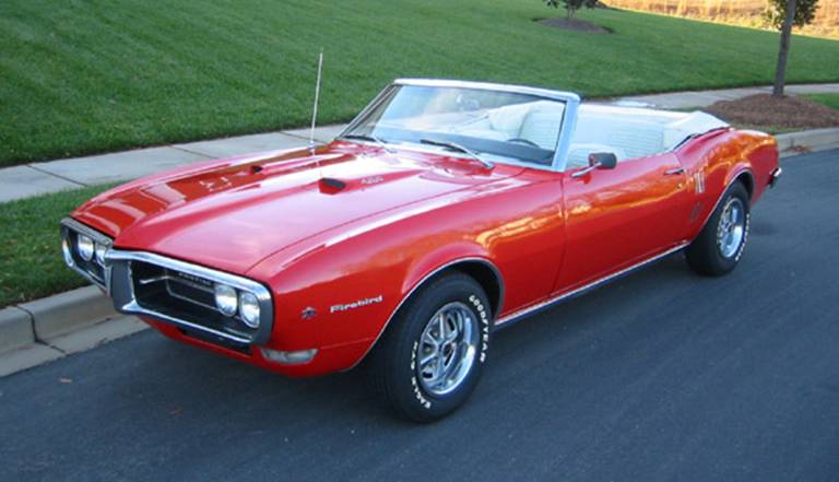 1968 Red 400 Firebird Convertible